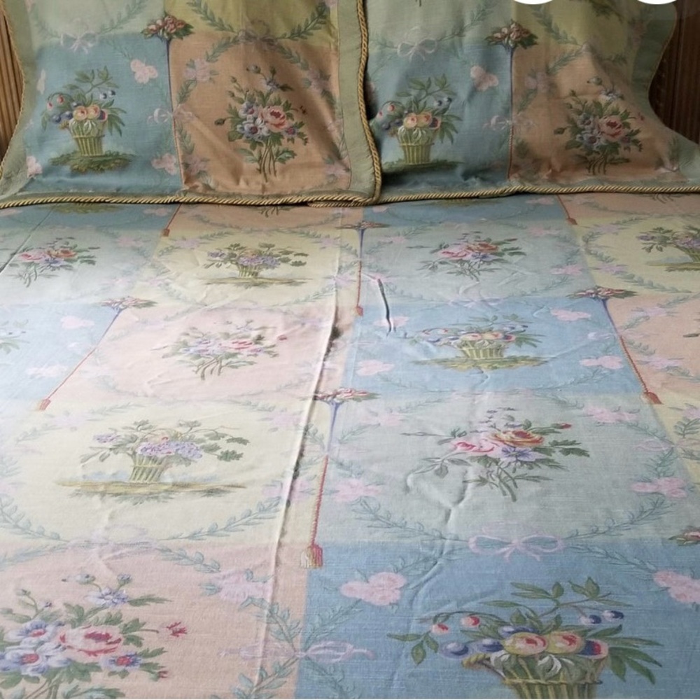 Luxury French Country duvet cover by Legacy for Newman Marcus/Horchow.